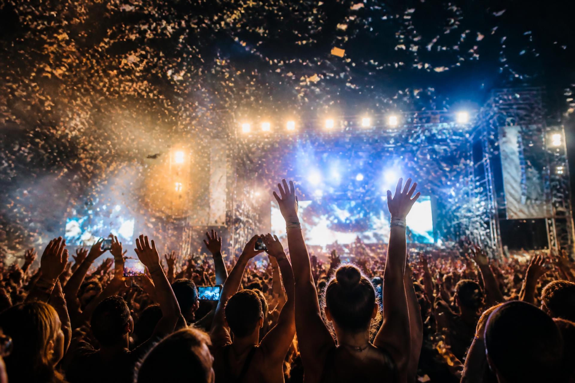 Festival bei Nacht